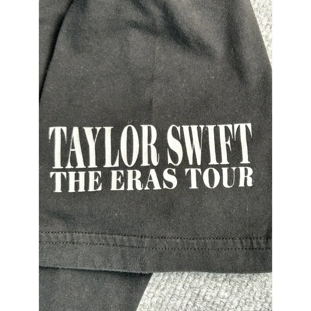 Taylor Swift The Eras Tour Black Graphic Concert T Shirt Adult Large Tour Merch - Picture 5 of 10